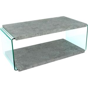 Paroli Couchtisch, rechteckige Tischplatte grau Größe