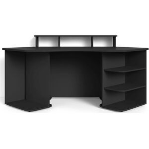 byLIVING Gamingtisch »Thanatos«, Breite 198 cm, moderner Schreibtisch schwarz + schwarz + schwarz Größe