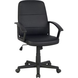 INOSIGN Bürostuhl »Chefsessel,«, Kunstleder, bequem gepolstert, ideal für das... schwarz + schwarz Größe