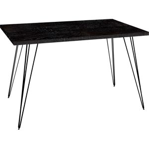 Mäusbacher Schreibtisch »Big System Office«, Breite 120 cm schwarz matt/flamed wood black + schwarz + flamed wood black Größe