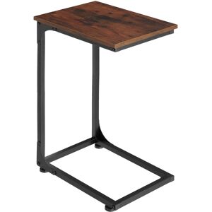 tectake Beistelltisch Erie 40x30x63cm - Industrial Holz dunkel, rustikal