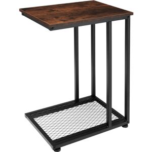 tectake Beistelltisch Eton 48x35x66cm - Industrial Holz dunkel, rustikal