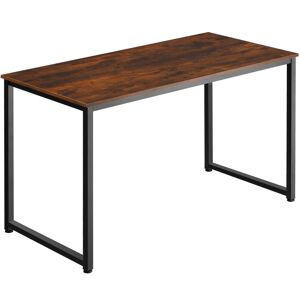 tectake Schreibtisch Flint - Industrial Holz dunkel, rustikal, 140 cm