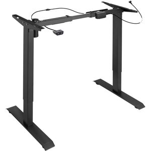 tectake Tischgestell elektrisch höhenverstellbar 85-129x65x71-121cm - schwarz