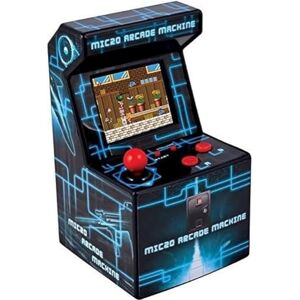 ITAL Mini Arcade-Maschine / Retro Design Tragbare Mini-Konsole mit 250 Spielen / 16 Bit / Maschine Perfekt als Geek-Geschenk für Kinder und Erwachsene (Blau)
