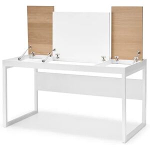 Schreibtisch mit Klappfächern - Tchibo - Braun Holz   unisex