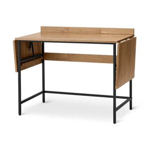 Erweiterbarer Schreibtisch aus Massivholz - Tchibo - Schwarz Holz   unisex
