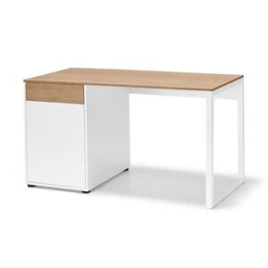 Schreibtisch mit Stauraum - Tchibo - Braun Holz   unisex