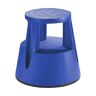Twinco Rollhocker aus bruchsicherem Kunststoff, Tragfähigkeit 150 kg, Höhe belastet 410 mm, blau