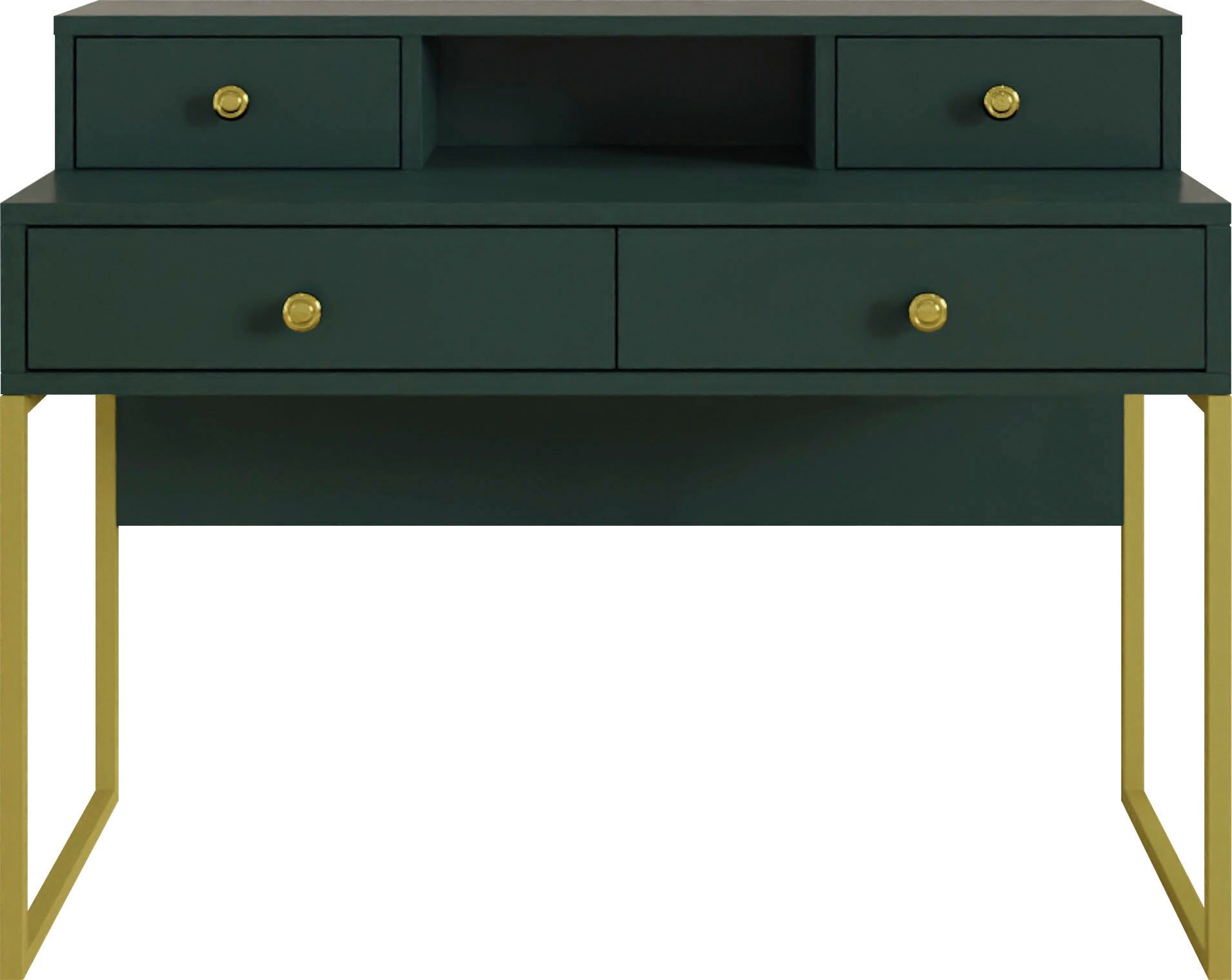 Helvetia Schreibtisch »Cloe«, Breite 120 cm grün