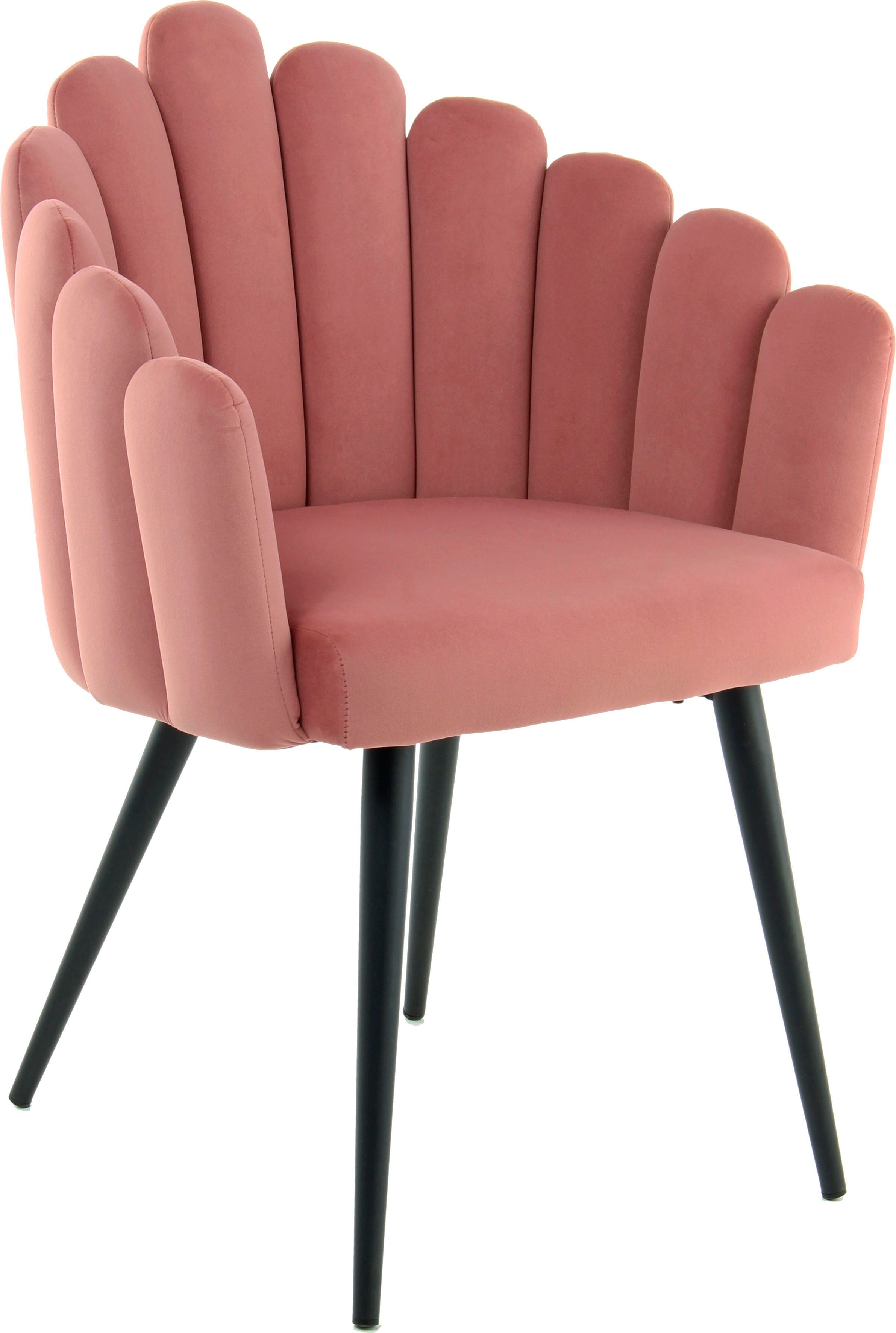 Kayoom Polsterstuhl »Stuhl Jeane 525«, besondere Aufmachung rosa