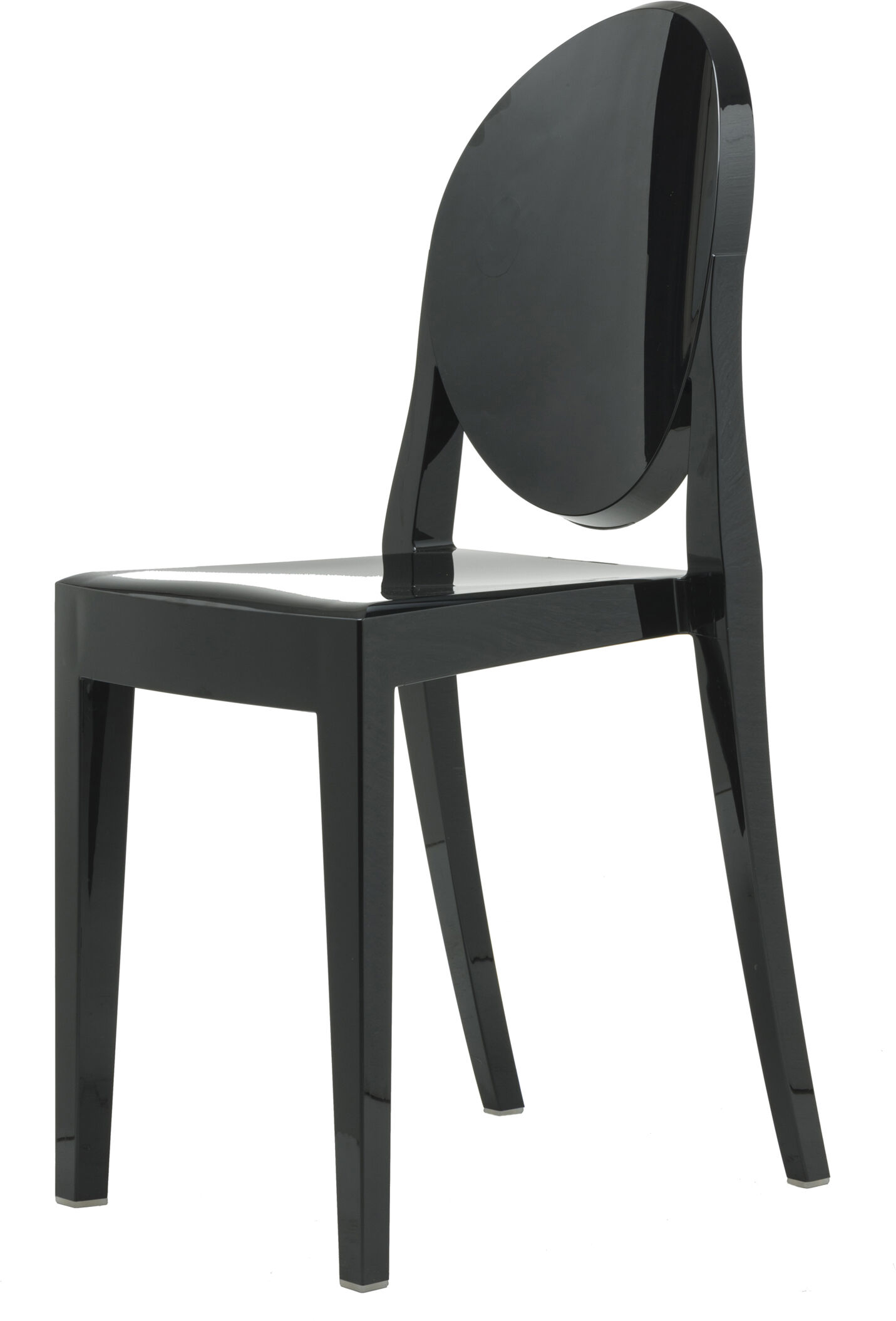 Kartell Victoria Ghost 2.0 Stuhl  schwarz