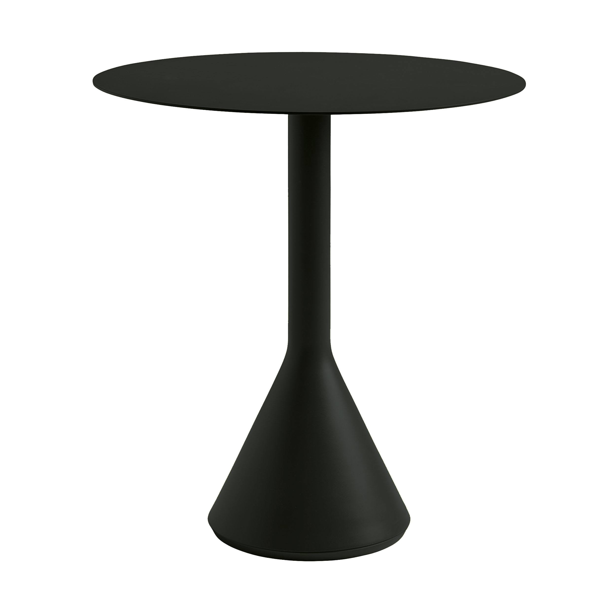 HAY Palissade Cone Tisch rund  schwarz