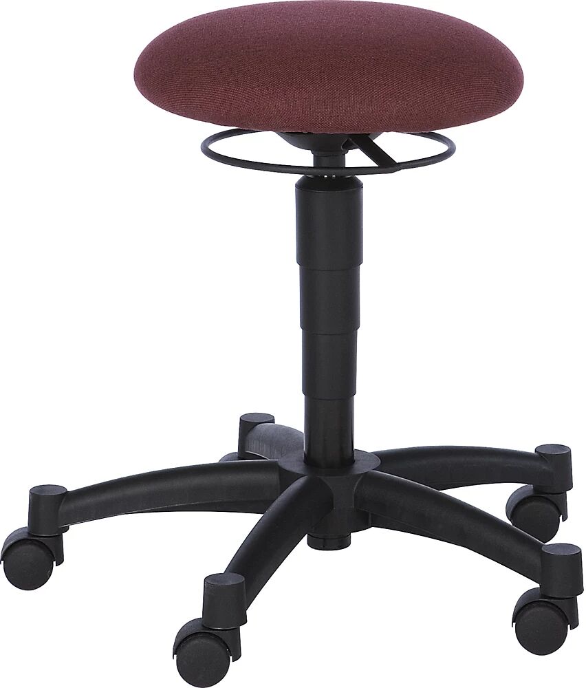 Topstar Hocker BALANCE 10 mit Orthositz, Ø 350 mm bordeaux