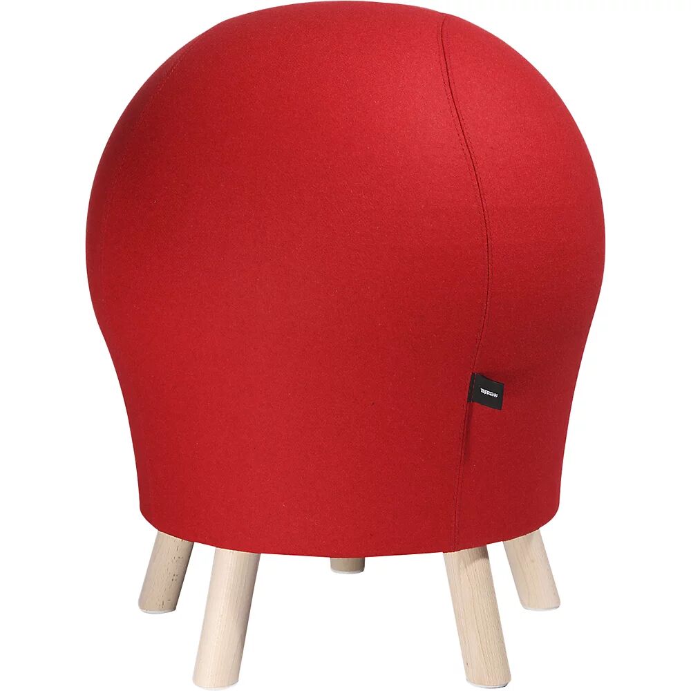 Topstar Fitness-Hocker SITNESS 5 ALPINE Sitzhöhe ca. 620 mm Bezug rot