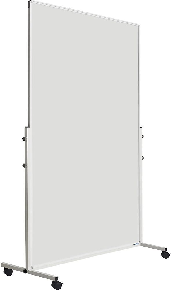 Whiteboard, mobil Stahl emailliert HxBxT 1900 x 1265 x 505 mm