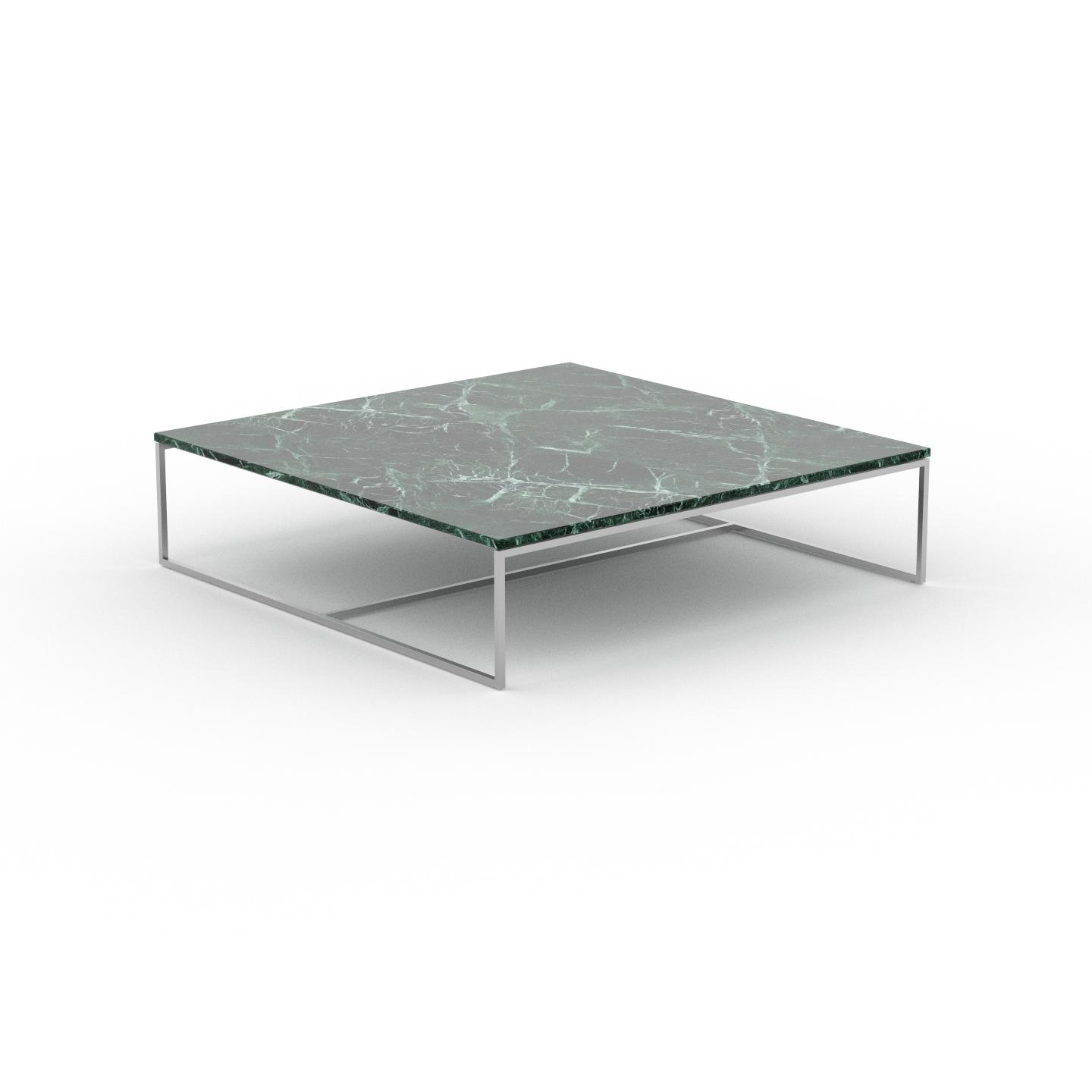 MYCS Beistelltisch Marmor, Grüner Guatemala - Eleganter Nachttisch: Hochwertige Materialien, einzigartiges Design - 121 x 31 x 121 cm, Komplett anpassbar