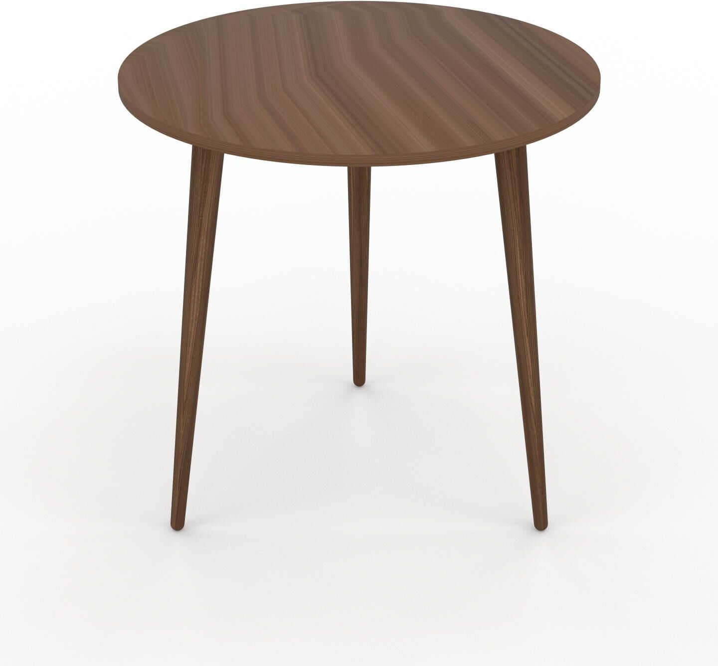 MYCS Couchtisch Nussbaum, Holz - Eleganter Sofatisch: Beste Qualität, einzigartiges Design - 50 x 50 x 50 cm, Konfigurator