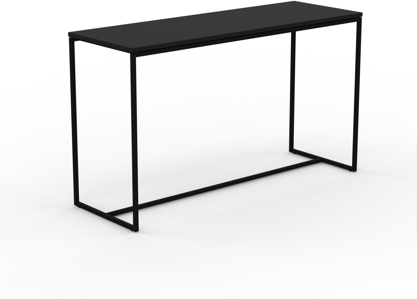 MYCS Konsolentisch Schwarz - Eleganter Konsolentisch: Beste Qualität, einzigartiges Design - 121 x 71 x 42 cm, konfigurierbar