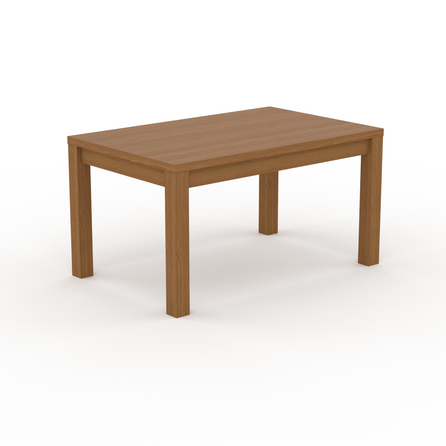 MYCS Designer Esstisch Massivholz Eiche - Individueller Designer-Massivholztisch: mit Tischrahmen - Hochwertige Materialien - 140 x 76 x 90 cm, Modular