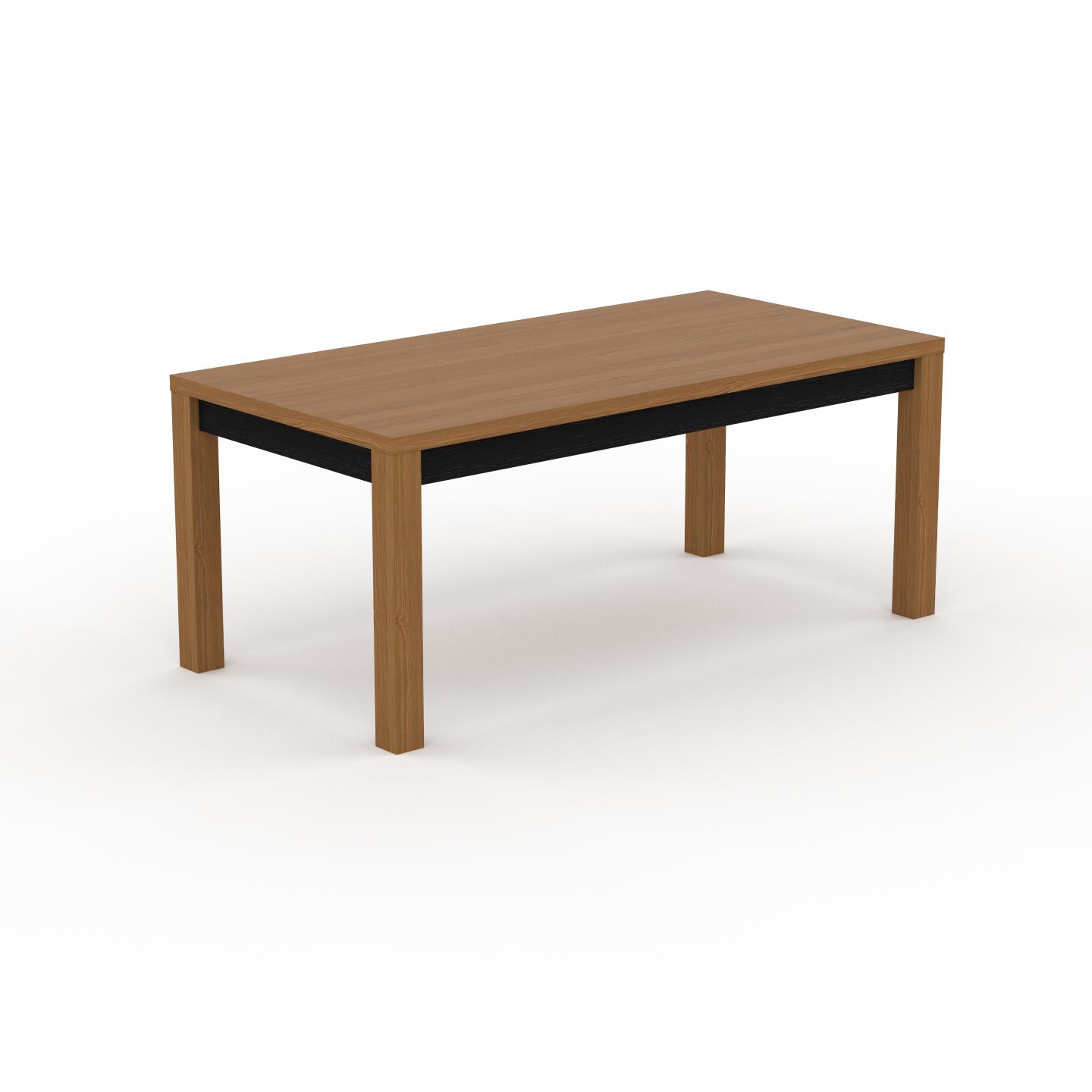 MYCS Designer Esstisch Massivholz Eiche - Individueller Designer-Massivholztisch: mit Tischrahmen - Hochwertige Materialien - 180 x 76 x 90 cm, Modular