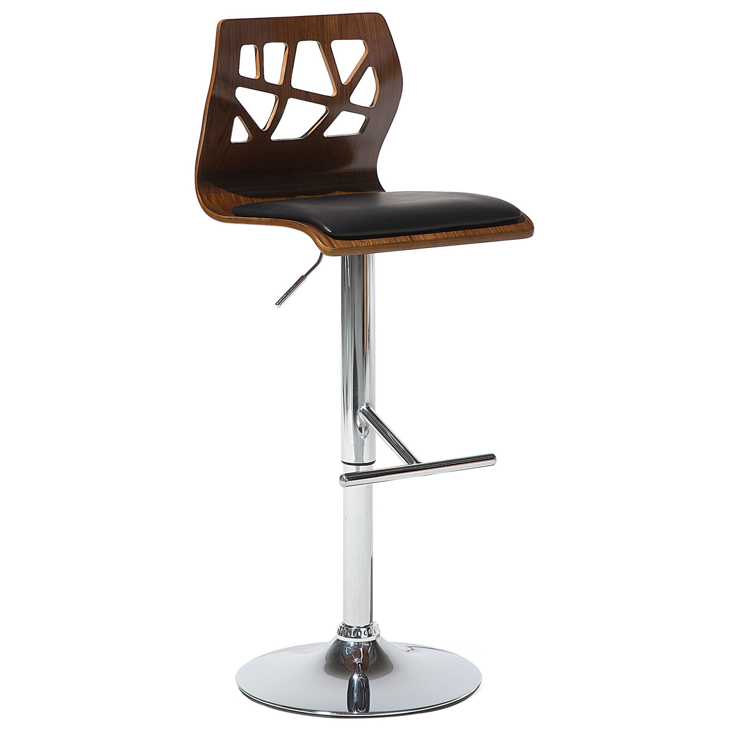 Beliani Moderní barová židle s geometrickým vzorem PETERSBURG