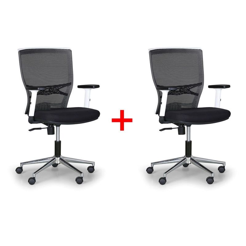 B2B Partner Kancelářská židle haag, 1+1 zdarma, černá