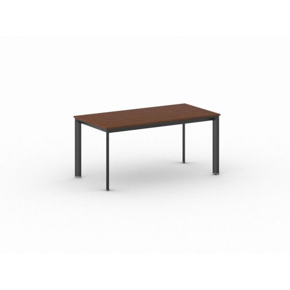 B2B Partner Kancelářský stůl primo invitation, černá podnož, 1600 x 800 mm, třešeň