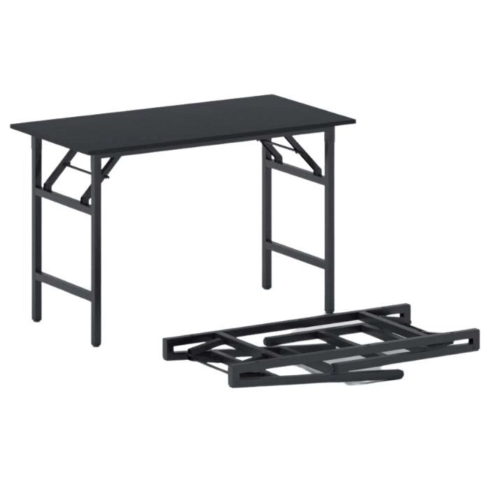 B2B Partner Konferenční stůl fast ready s černou podnoží 1200 x 600 x 750 mm,