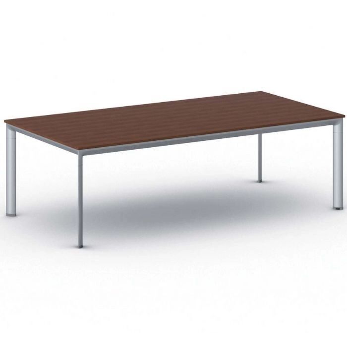 B2B Partner Kancelářský stůl primo invitation, šedostříbrná podnož 2400 x 1200 mm,