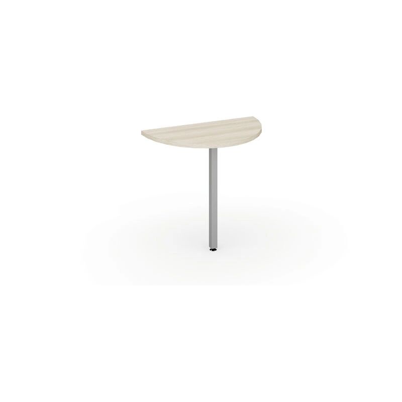B2B Partner Přístavba pro kancelářské pracovní stoly primo, 80 cm, bílá/dub