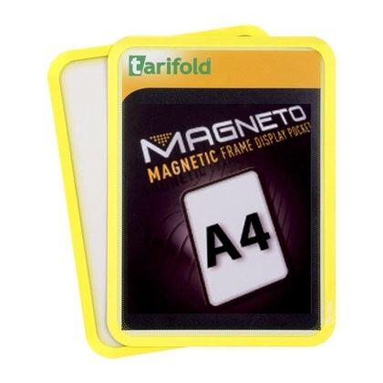 TARIFOLD Magnetická kapsa a4, 2ks, žlutá
