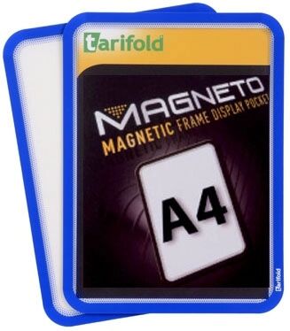 TARIFOLD Magnetická kapsa a4, 2ks, modrá