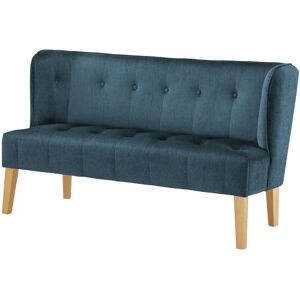 switch Küchensofa Samt  Bella ¦ blau ¦ Maße (cm): B: 180 H: 90 T: 69