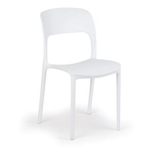 B2B Partner Design-Esszimmerstühle aus Kunststoff REFRESCO, weiß