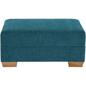 Polsterhocker HOME AFFAIRE Hocker Gr. B/H/T: 93 cm x 42 cm x 77 cm, Aqua Clean Pascha, blau (petrol) Polsterhocker für bis zu 140 kg pro Sitzfläche