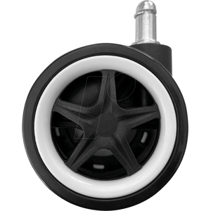 LC POWER LC-CASTERS-8BW - LC-Power CASTERS-8BW, Gaming-Stuhlrollen, 5er Set