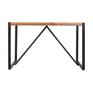 SIT Möbel Tisch 120 x 70 cm   Kufen-Gestell   Altholz mit Metall   bunt-schwarz   B 120 x T 70 x H 77 cm   13918-98   Serie FIUME
