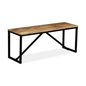 vidaXL Sitzbank Massiv-Mangoholz 110 x 35 x 45 cm