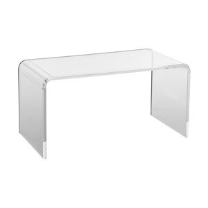 VEVOR Beistelltisch 813 x 401 x 414 mm, U-förmiger Acryltisch Beistelltisch, Transparenter Couchtisch für Getränke, Essen, Snacks, Verwendet im Wohnzimmer, Schlafzimmer, Arbeitszimmer usw.