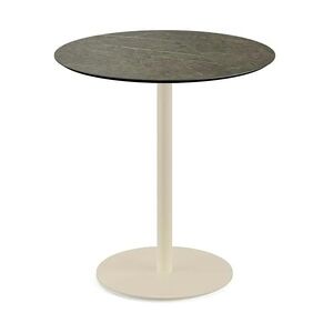 Urban Terrassentisch Sand gestell + Midnight Marble HPL Ø70 cm