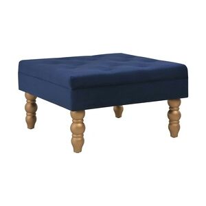 vidaXL Hocker Marineblau 60x60x36 cm Samt