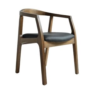 Emma Designer Holz Armlehnstuhl mit Sitzpolster