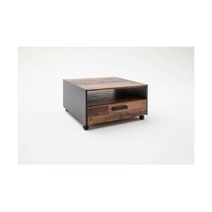 Universal Couchtisch 1 Schublade, 1 Offenes Fach Old Wood dekor, Eiche Dekor.