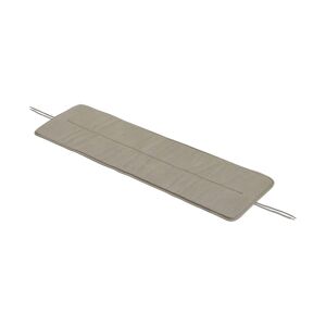 Muuto - Sitzkissen für Linear Steel Bank, L 110 cm, hellgrau