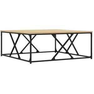 Couchtisch Sonoma-Eiche 100x100x40 cm Holzwerkstoff Vidaxl Braun