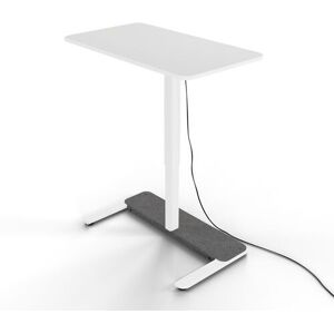 Yaasa Desk One 91 x 51 cm - Elektrisch höhenverstellbares Stehpult   Offwhite