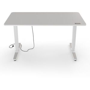 Yaasa Desk Pro 2 140 x 75 cm - Elektrisch höhenverstellbarer Schreibtisch   hellgrau/weiß