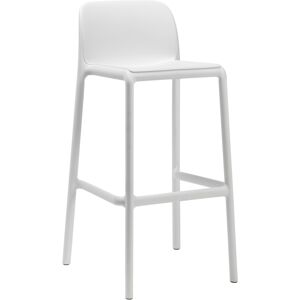 Nardi Faro Stool Barhocker Outdoor - 4er Set - bianco - 4er Set: Breite: 49 cm, Höhe: 97 cm, Tiefe: 49,5 cm