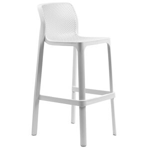 Nardi Net Stool Barhocker Outdoor - 4er Set - bianco - 4er Set: Breite: 49 cm, Höhe: 101,5 cm, Tiefe: 52,5 cm